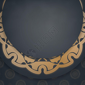 为打字准备的印地安金饰物黑色飞轮模板图片