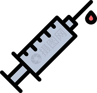 接种疫苗药店诊所剂量工具瓶子注射器液体医院健康医疗图片