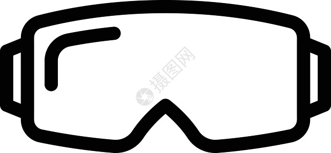 眼镜玻璃杯面具滑雪安全塑料风镜眼睛运动护目镜插图运动装图片