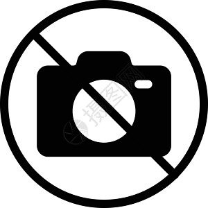 照相机标签圆圈照片警报禁令警告红色插图摄影电影背景图片