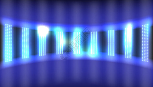 光 LED 投影面板派对音乐会蓝色监视器电影娱乐展示俱乐部技术聚光灯图片