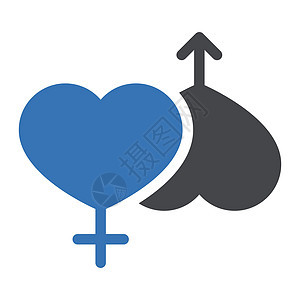 爱男人女性黑色男性夫妻火星网络蓝色标识白色图片