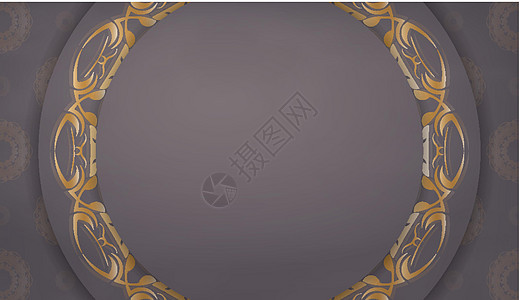 背景褐色背景 有印金首饰 供案文下设计使用织物金子艺术装饰品打印风格装饰材料墙纸地毯图片