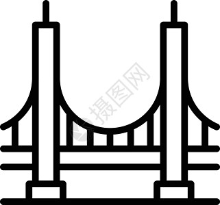 重庆千厮门大桥桥世界旅行红色海洋纪念碑建筑学运输交通基础设施电缆插画
