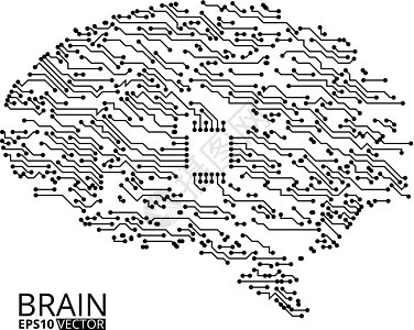 电路板活力互联网细胞芯片科学母板电路微电路插图电子人图片