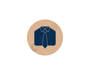 领带 衬衫 着装代码图标 矢量插图燕尾服工作男人网络婚礼标识衣服员工男性商业图片