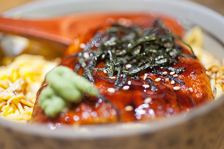 日本拉面美味面条餐厅食物海鲜盘子美食芝麻蔬菜鳗鱼图片