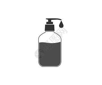 抗菌剂 净化剂瓶装图标 矢量说明 平面设计卫生塑料凝胶洗澡清洁工奶油管子医院消毒剂肥皂图片