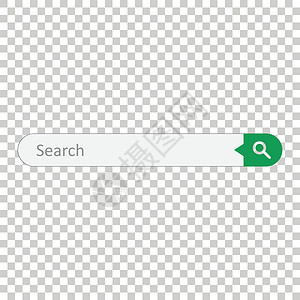搜索栏字段 带搜索按钮的矢量界面元素 孤立背景上的平面矢量图圆形电脑横幅插图互联网盒子网页主页网站菜单图片
