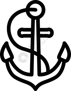 诺蒂卡安全标志插图海报白色海军金属旅行海盗主播图片