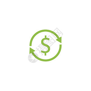 美元 符号 财务符号 矢量图 平 设计 兑换美元图标 石灰 绿色 矢量 标志图片