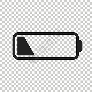 电池电量指示器 孤立背景上的矢量图解力量插图充值艺术电话电气闪电碱性收费活力图片