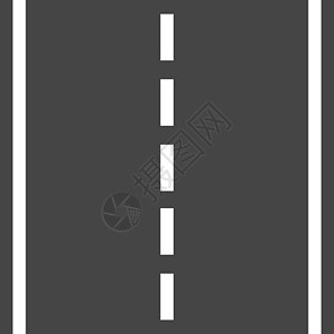 带有白色标记矢量图的直路 公路道路图标运输行动赛道旅行速度驾驶交通自由地平线出口图片