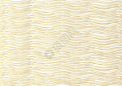 金色豪华线条图案与手绘线条 金色波浪条纹抽象背景它制作图案矢量卡片海洋风格曲线织物婚礼装饰金子奢华插图图片
