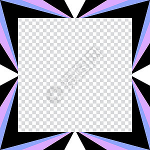 抽象几何图案方形相框与空白背景为您的网页设计 在沃尔玛上的矢量彩色相框设计理念图片