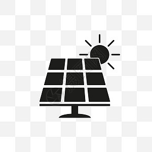 太阳能面板图标 矢量插图 平面设计太阳电池控制板阳光网络工业标识电气力量环境图片