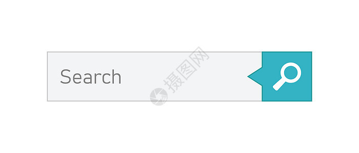 平面样式的搜索栏矢量 ui 元素图标 搜索网站表单插图字段 查找搜索业务概念控制板菜单互联网商业数据艺术框架盒子导航标签图片