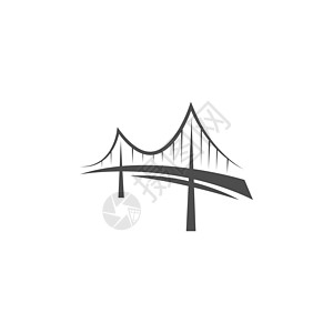 桥梁标志模板矢量图标它制作图案建筑旅行插图身份金融保险商业创造力建筑学旋风图片