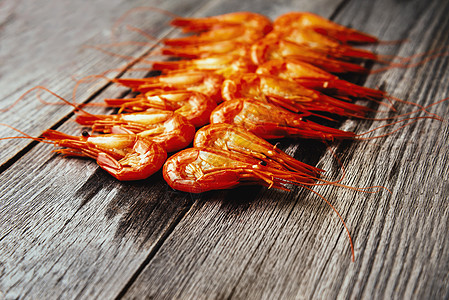 煮虾营养老虎红色海鲜小吃食物橙子美食贝类图片