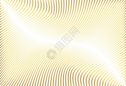 抽象的金色扭曲对角线条纹背景 矢量弯曲扭曲的线纹理 全新的商业设计风格插图网络波浪艺术曲线技术海浪卡片墙纸横幅背景图片