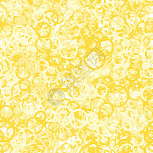 黄色圆无缝模式图片