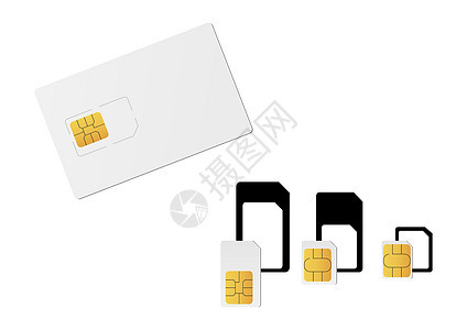 设定为矢量图形的移动SIM卡类型 Sim Micro Simm Nam sim图片