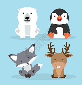 环北极动物漫画集图片