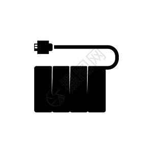 UPS 蓄电池 不间断电源平面矢量 Ico图片