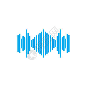 声波音乐日志收音机波形技术光谱黑色波浪记录展示体积脉冲图片