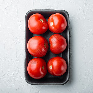 红番茄 白底背景图片