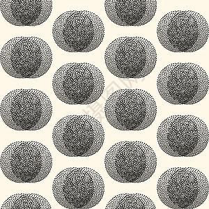 点无缝模式 矢量背景风格光学艺术包装白色几何纺织品圆圈圆形黑色图片