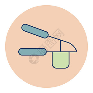 大蒜新闻矢量图标 厨电手工金属插图用具家庭合金食物厨房厨具香料图片