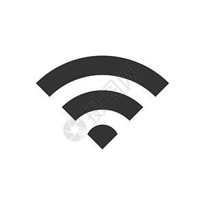 Wifi 互联网标志图标在平面样式  Wifi 无线技术矢量插图在白色隔离背景上 网络 wifi 经营理念信号标签质量邮票创造力图片