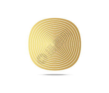 同心圆元素 金色奢华彩环 声波金色图形的抽象矢量图现代装饰网站海报横幅模板 EPS10 vecto墙纸金子艺术漩涡白色插图螺旋中图片