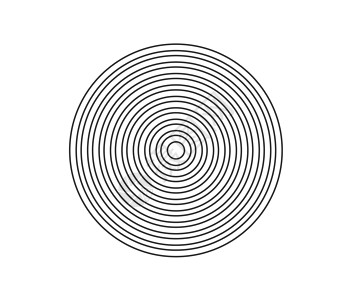 同心圆元素 黑白色环 声波单色图形的抽象矢量图漩涡黑色墙纸螺旋插图标识线条技术艺术散热图片