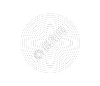 同心圆元素 黑白色环 声波单色图形的抽象矢量图散热技术漩涡圆形线条中心几何学墙纸黑色螺旋图片