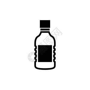 塑料瓶装水平面矢量 Ico图片