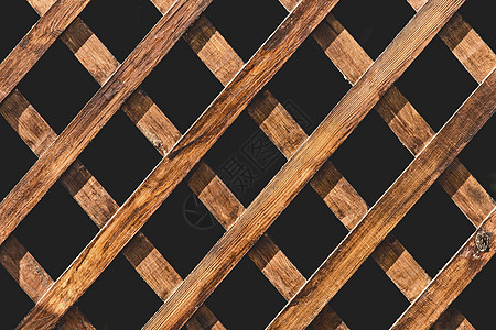 黑色外部背景的木质装饰性网目观视布内部图案纹理图片