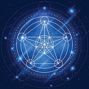 矢量魔术几何 Sig金字塔装饰品炼金术星星水晶火花宇宙艺术宗教精灵图片