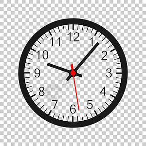 透明风格的时钟标志图标 孤立背景下的时间管理矢量图解 计时器经营理念滴答拨号小时柜台警报间隔速度跑表指针办公室图片