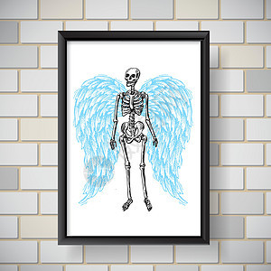 基本草图海报胸部插图药品网络蓝色颅骨器官绘画身体生物学图片