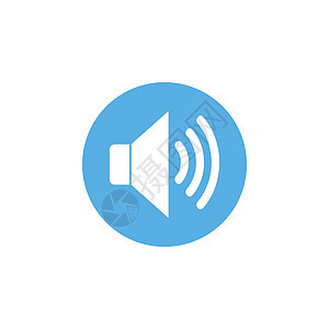 声音图标 扬声器图标 声音矢量图标 音乐音量符号 矢量图 平面设计控制网络嗓音指针互联网体积蓝色记录喇叭技术图片