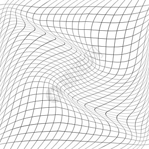 摘要 黑白波网状条纹几何无缝模式  矢量插图网络对角线纺织品黑色墙纸艺术白色打印包装线条图片