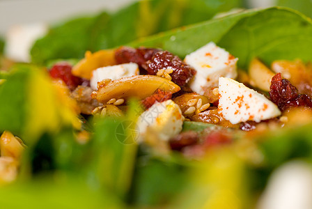 菠菜沙拉沙拉树叶餐厅饮食洋葱芝麻美食营养环境盘子图片