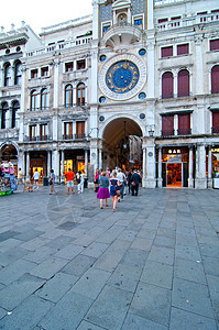 意大利 圣马科广场客厅景观旅游风景城市历史钟楼地方地标摄影目的地图片
