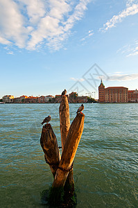 威尼斯意大利拉丘风与丁烯历史摄影游客地方地标景观城市都市木材建筑学图片