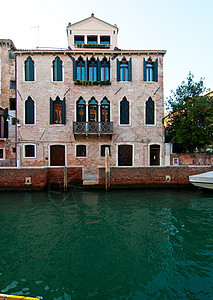 威尼斯意大利食人者观风景旅行建筑反射石头都市地方文化游客公路图片