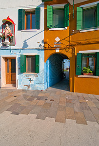 意大利布罗拉诺威尼斯岛风光地标都市游客摄影文化建筑学假期石头旅行图片
