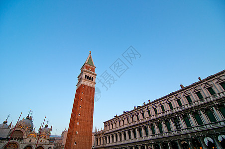 意大利圣马尔科广场威尼斯公路建筑风光目的地游客建筑学地标教会文化风景图片