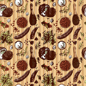 手工绘制的矢量插图超食品种子水果浆果活力枸杞草图营养绘画收藏食物图片